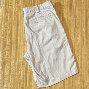 Nike Cream Flat Front Shorts
